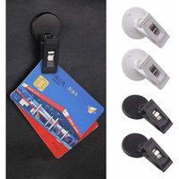 2 Paar Auto-Saugnapf-Clips, Saugnapf-Halter, Windschutzscheiben-Tickethalter, Saugnapf-Haken für Sonnenblende, Vorhang, Kleidung, von DEBUNS von DEBUNS