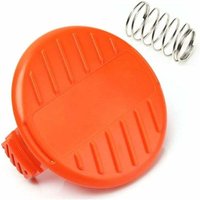 2 stücke Spule Kappe Abdeckung + Frühling Ersatzteile Für BLACK+DECKER STC1815 GL4525 Rasentrimmer 385022-03..DEBUNS 2 stücke Spule Kappe Abdeckung + Frühling Ersatzteile Für BLACK+DECKER STC1815 GL4525 Rasentrimmer 385022-03..DEBUNS von DEBUNS