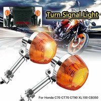 2Pcs 8mm Motorrad Blinker Licht Für Honda C70 CT70 CT90 XL100 CB350 CM400..DEBUNS von DEBUNS