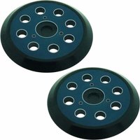 2er-Pack 125 mm 8-Loch-Exzenterschleifer-Schleifpads, kompatibel mit Makita M9204 BO5030 BO5031 DBO180Z BO8041 DBO180RMJ BO5041 BO5010 BO50111 von DEBUNS