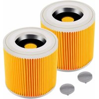 2er Pack Patronenfilter für Kärcher WD3 Premium, WD2, WD3, WD3P, MV2, MV3 - WD3 Filter - Ersatzfilter für Kärcher Staubsauger 2er Pack Patronenfilter für Kärcher WD3 Premium, WD2, WD3, WD3P, MV2, MV3 - WD3 Filter - Ersatzfilter für Kärcher Staubsauger von DEBUNS