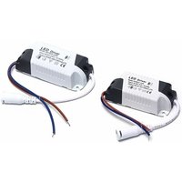 2x LED-Treiber, 4-7W Transformator für LED-Deckenleuchte, LED-Panel-Netzteil, DC-Anschluss für LED-Deckenleuchte (4-7W), von DEBUNS
