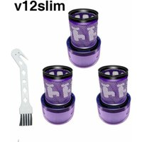 3er-Pack HEPA-Filter 971517-01 für Dyson V12 Detect Slim Akku-Staubsauger mit 1 Bürste, DEBUNS 3er-Pack HEPA-Filter 971517-01 für Dyson V12 Detect Slim Akku-Staubsauger mit 1 Bürste, DEBUNS von DEBUNS