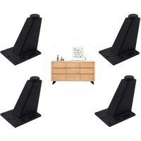 4 Stück verstellbare Möbelbeine, Küchenbeine, Arbeitsplatten, Bar, TV, Schreibtisch, Tischbeine, Möbelbeine aus Aluminiumlegierung, für Sofa, Tisch, 4 Stück verstellbare Möbelbeine, Küchenbeine, Arbeitsplatten, Bar, TV, Schreibtisch, Tischbeine, Möbelbeine aus Aluminiumlegierung, für Sofa, Tisch, von DEBUNS
