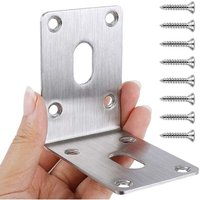 4er-Pack Eckstreben aus Edelstahl 304 – 70 x 70 x 50 mm – Hochleistungs-Eckstreben – Eckstreben aus Holz für Gartenschuppen, Gartenhaus, Hochbeet, 4er-Pack Eckstreben aus Edelstahl 304 – 70 x 70 x 50 mm – Hochleistungs-Eckstreben – Eckstreben aus Holz für Gartenschuppen, Gartenhaus, Hochbeet, von DEBUNS