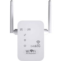 5G + 2,4G 1200Mbps Wireless WiFi Repeater Dual-Antenne Signalverstärker Long Range Extender..DEBUNS von DEBUNS