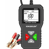 6 V 12 V 24 V Auto-Batterietester, BM550 100–2000 CCA 2–200 Ah, Kfz-Lichtmaschinentester, digitaler Batterieanalysator für von DEBUNS