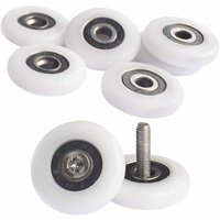 8 Duschtür-Rollen – 25 mm Rollen – Duschkabinenräder – mit Schrauben, von DEBUNS 8 Duschtür-Rollen – 25 mm Rollen – Duschkabinenräder – mit Schrauben, von DEBUNS von DEBUNS