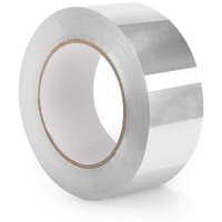 Aluminiumfolienband – Professionelles Wärmedämmband – 5 cm x 50 m – Hochtemperatur-Klebeband aus Aluminiumfolie als Reparaturrolle – Zum Abdichten von DEBUNS