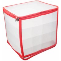 Aufbewahrungsbox für Weihnachtskugeln für 64 Kugeln – Weihnachtskugelbox aus transparentem Kunststoff mit Trennwänden, Christbaumschmuck, Kugeln und Aufbewahrungsbox für Weihnachtskugeln für 64 Kugeln – Weihnachtskugelbox aus transparentem Kunststoff mit Trennwänden, Christbaumschmuck, Kugeln und von DEBUNS