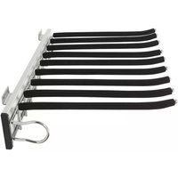 Ausziehbarer Hosenständer, Hosenablage, Hosenständer, 9 Schals, Kleiderstange, ausziehbare Hosen für 48 cm Kleiderschrank (Montage links), von DEBUNS von DEBUNS