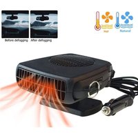 Autoheizung, Antibeschlag, 200 W, 12 V, Zigarettenanzünderstecker, tragbarer Auto-Heizlüfter, 2-in-1-Heiz-/Kühl-Mini-Auto-Defroster mit ergonomischem von DEBUNS