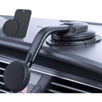 Autotelefonhalter [Starke Magnete] für Armaturenbrett und Windschutzscheibe, Saugnapf-Telefonhalter, geeignet für iPhone Android, Automobilhalterung, von DEBUNS