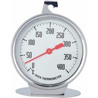 Backofen-Kochthermometer, Temperaturanzeige, sofort ablesbares Thermometer, Edelstahlsonde mit Haken zum Kochen im Ofen oder Grillen – 7 x 9 cm, von von DEBUNS