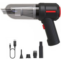 DEBUNS 3-in-1-Akku-Luftgebläse, Handstaubsauger, Mini, 9000 Pa, kabellos, für Auto, PC-Tastatur, tragbarer Staubsauger, Schwarz DEBUNS 3-in-1-Akku-Luftgebläse, Handstaubsauger, Mini, 9000 Pa, kabellos, für Auto, PC-Tastatur, tragbarer Staubsauger, Schwarz von DEBUNS