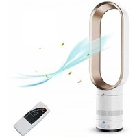 Debuns - Flügelloser elektrischer Ventilator Cool Air 16 Zoll Kindersicherheits-Turmventilator Home Office Luftkühler mit Fernbedienung Ventilator von DEBUNS