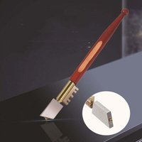 Diamant-Glasschneider, Hochleistungs-Schneidwerkzeug zum Schneiden von Glas mit Hartholzgriff bis zu einer Dicke von 2–6 mm, von DEBUNS von DEBUNS