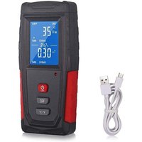 EMF-Detektor, elektromagnetisches Wellenstrahlungsmessgerät, EMF-Tester, LCD-Display, eingebauter Lithium-Ionen-Akku mit USB-Ladekabel, mit Ton, von DEBUNS