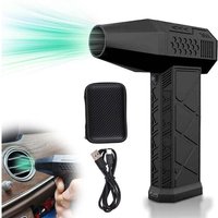 Elektrischer Druckluftstaubsauger 130.000 U/min, Turbolüfter mit einstellbarer Geschwindigkeit, eingebauter 2 x 1300 mAh Akku, kabelloser Elektrischer Druckluftstaubsauger 130.000 U/min, Turbolüfter mit einstellbarer Geschwindigkeit, eingebauter 2 x 1300 mAh Akku, kabelloser von DEBUNS