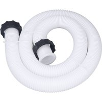 Ersatzschlauch für Poolpumpen mit 3,8 cm Durchmesser, Ersatzschlauch für oberirdische Pools, weiß, von DEBUNS Ersatzschlauch für Poolpumpen mit 3,8 cm Durchmesser, Ersatzschlauch für oberirdische Pools, weiß, von DEBUNS von DEBUNS