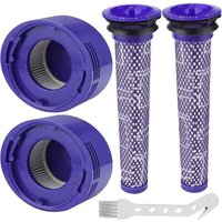 Filter für Dyson V8/V7, waschbare Ersatzfilter für Dyson V7/V8 Absolute und Animal Staubsauger, Staubsaugerzubehör für Dyson V8 mit 2 von DEBUNS
