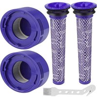 Filter für Dyson V8/V7, waschbare Ersatzfilter für Dyson V7/V8 Absolute und Animal Staubsauger, Staubsaugerzubehör für Dyson V8 mit 2 von DEBUNS