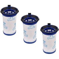 FlkwoH 3 Stück Ersatzfilter für Rowenta Air Force 360 RH9051WO RH9057WO RH9059WO RH9081WO RH9086WO & Tefal Air Force 360 Staubsauger, Ersatzzubehör von DEBUNS