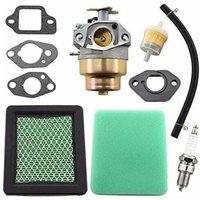 GCV 190 Vergaser mit Zündkerze, Kraftstoffleitung für Honda GCV190 GCv160 Motor, passend für Rasenmäher 16100-z0y-m42..DEBUNS von DEBUNS