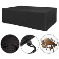 Gartenmöbel-Abdeckung, Gartentisch-Abdeckung, Schutzplane, Gartenmöbel-Schutzhülle, strapazierfähiger, wasserdichter Schutz für Gartenmöbel, 210D Gartenmöbel-Abdeckung, Gartentisch-Abdeckung, Schutzplane, Gartenmöbel-Schutzhülle, strapazierfähiger, wasserdichter Schutz für Gartenmöbel, 210D von DEBUNS