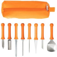 Halloween-Kürbis-Schnitzset, professionelles Kürbis-Schnitzmesser, Kürbis-Schnitzwerkzeuge aus Edelstahl für Halloween-Dekoration, Kürbislaterne, Halloween-Kürbis-Schnitzset, professionelles Kürbis-Schnitzmesser, Kürbis-Schnitzwerkzeuge aus Edelstahl für Halloween-Dekoration, Kürbislaterne, von DEBUNS