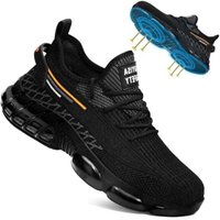 Herren-Arbeitsschuhe mit Stahlkappe, rutschfeste Bauschuhe mit Luftpolster, Industrieschuhe, leichte Stahlkappe für Herren-42..DEBUNS Herren-Arbeitsschuhe mit Stahlkappe, rutschfeste Bauschuhe mit Luftpolster, Industrieschuhe, leichte Stahlkappe für Herren-42..DEBUNS von DEBUNS