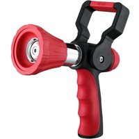 Hochdruck-Feuerwehrschlauchdüse, robuste Gartenschlauchdüse aus Metall mit ergonomischem Schiebegriff und Hebelgriff, verstellbare Düse für Rasen Hochdruck-Feuerwehrschlauchdüse, robuste Gartenschlauchdüse aus Metall mit ergonomischem Schiebegriff und Hebelgriff, verstellbare Düse für Rasen von DEBUNS