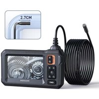 Industrielle Endoskop-Inspektionskamera, 4,3-Zoll-IPS-Boreskop-Kanalkamera, wasserdichte IP67-Schlangenkamera mit 8 LED-Leuchten, 5 m halbstarres von DEBUNS