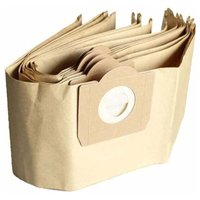 Kärcher WD3 Staubsaugerbeutel, 5er-Pack gerade Staubsaugerbeutel für Kärcher WD3, WD 3 Premium, WD3200, WD3500P, A2204, A2204, A2534, SE4001, von von DEBUNS
