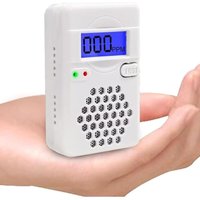 Kohlenmonoxidmelder mit digitaler LCD-Anzeige, CO-Melder mit austauschbarer Batterie, Test-Reset-Taste, Anzeige für niedrigen Batteriestand, tragbar, Kohlenmonoxidmelder mit digitaler LCD-Anzeige, CO-Melder mit austauschbarer Batterie, Test-Reset-Taste, Anzeige für niedrigen Batteriestand, tragbar, von DEBUNS