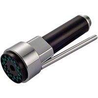 Küchenarmatur-Sprüher, Messing, Küchenspülen-Sprüher, ausziehbarer Mischbatterie-Sprüher, Ersatz für ausziehbaren Wasserhahn-Sprüher, Chrom, G1/2, von DEBUNS