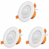 LED-Deckenleuchte mit Bewegungsmelder, Innenbeleuchtung, ideal für Restaurant, Badezimmer, 3 Stück, von DEBUNS von DEBUNS