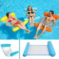 Mehrzweck-Schwimmhängematte, 4-in-1 aufblasbare Pool-Schwimmliege, Schwimmhängematte, Wasserhängematte, faltbare Mehrzweck-Schwimmhängematte, von DEBUNS