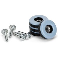 Möbelgleiter Teflon Möbelgleiter mit Schrauben 20 Stück rund Ø 30 mm, Stärke: 6 mm Bodenschutz PTFE-Gleiter Teflongleiter..DEBUNS von DEBUNS