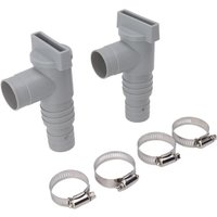 PVC-Pool-Absperrventil, einfache Installation, Ersatz-Kolbenventile für 32-mm-Schlauch, der an den Pool angeschlossen wird, von DEBUNS von DEBUNS