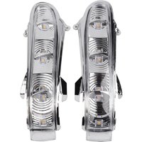 Paar Klare Linse Rückspiegel LED Blinker Lichter Für Mercedes Benz W215 CL215 W220 99-03 von DEBUNS
