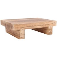 Pouf und Fußhocker, hölzerner Nachttisch-Tritthocker für den Innen- und Außenbereich, mobile Mehrzweck-Fußstütze für das Wohnzimmer zu Hause. Debuns von DEBUNS