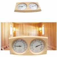 Sauna-Thermohygrometer, Hygrometer, Holzthermometer, Saunazubehör, einzigartiges Tisch-Sauna-Feuchtigkeitsthermometer, von DEBUNS Sauna-Thermohygrometer, Hygrometer, Holzthermometer, Saunazubehör, einzigartiges Tisch-Sauna-Feuchtigkeitsthermometer, von DEBUNS von DEBUNS