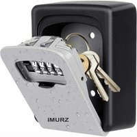 Sicherer Schlüsselkasten, Schlüsselkasten zur Wandmontage, Schlüsselkasten mit 4-stelligem Code, hohe Sicherheit, wasserdicht und rostfrei, für den Sicherer Schlüsselkasten, Schlüsselkasten zur Wandmontage, Schlüsselkasten mit 4-stelligem Code, hohe Sicherheit, wasserdicht und rostfrei, für den von DEBUNS