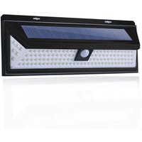 Solar-Wandleuchte, 118 LED-Solarlampe, 1000 Lumen, Wandleuchte, PIR-Bewegungssensor, IP65, wasserdicht, für den Außenbereich, Garten..DEBUNS von DEBUNS
