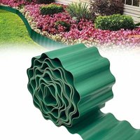 Sonderangebot - 9m x 20cm flexible Rasenkante, gewellte Beeteinfassung, Mähkante aus Kunststoff, zuverlässige Wurzelsperre, Rasenkante Beetbegrenzung Sonderangebot - 9m x 20cm flexible Rasenkante, gewellte Beeteinfassung, Mähkante aus Kunststoff, zuverlässige Wurzelsperre, Rasenkante Beetbegrenzung von DEBUNS