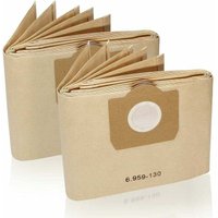 Staubsaugerbeutel, 10 Stück Staubsaugerbeutel für 6.959-130.0 Staubsauger Papierbeutel WD3 WD3P WD3 Premium Papierstaubbeutel A 2201 A2204 A2504, von von DEBUNS