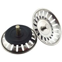 Stücke Universal Korbsieb 8 cm Edelstahl Küchenspüle Filter Spülbecken Stopper Filter, von DEBUNS