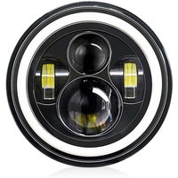 Teile 7 Zoll Auto Motorrad LED-Scheinwerfer mit DRL/Blinker/Abblendlicht/Fernlicht 7'' Runder Scheinwerfer 6000K 140W IP67 Wasserdicht, von DEBUNS von DEBUNS