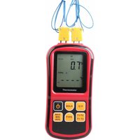 Thermoelement-Thermometer, Industriethermometer, Zweikanal-Thermometer – Temperaturtester – LCD-Hintergrundbeleuchtung, von DEBUNS von DEBUNS